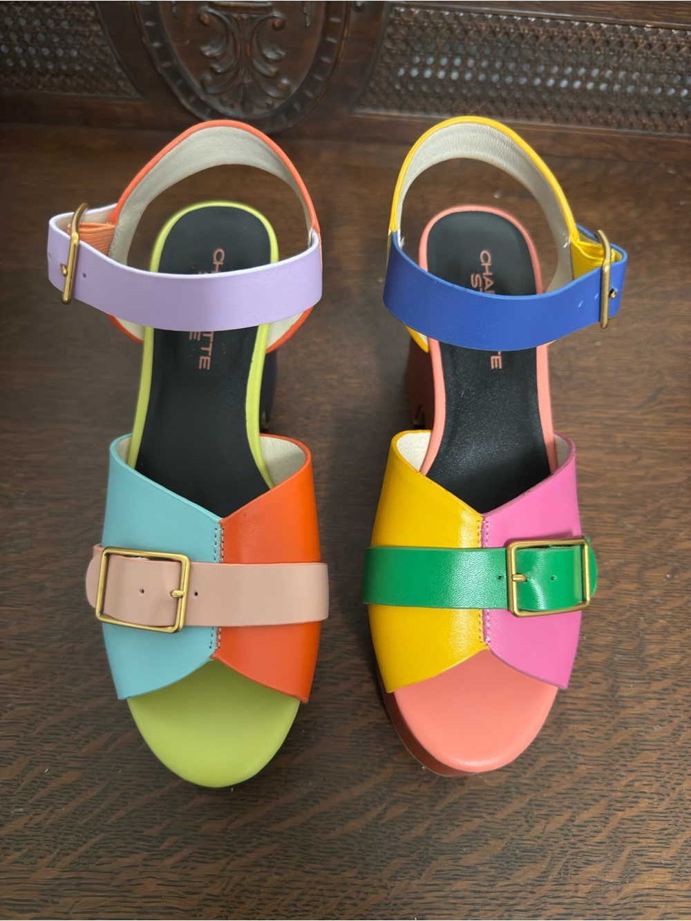 Charlotte Stone Raf Platform Sandal - Picture 2 of 7